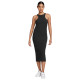 Nike Γυναικείο φόρεμα Sportswear Chill Knit Ribbed Midi Dress